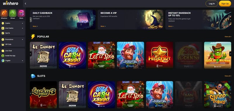 Image: Entdecke die Welt von Winhero Deutschland mit attraktiven Boni und Slots